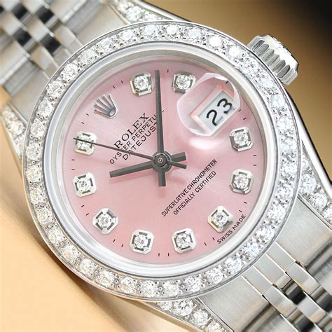 rolex femminile rosa|Orologio Rolex Lady.